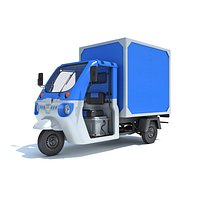 Three-Wheeler Cargo Vehicle Pickup Urban Transport
