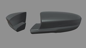 Car Mirror 022 3D model