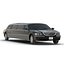 3d stretch car limousine black