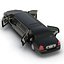 3d stretch car limousine black