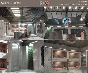 scifi room 3D