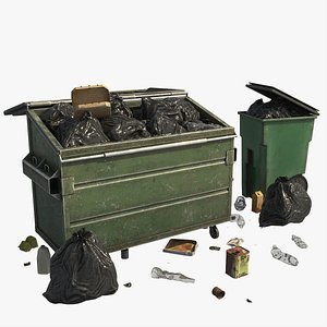 Garbage Set 3D model