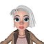cartoon woman