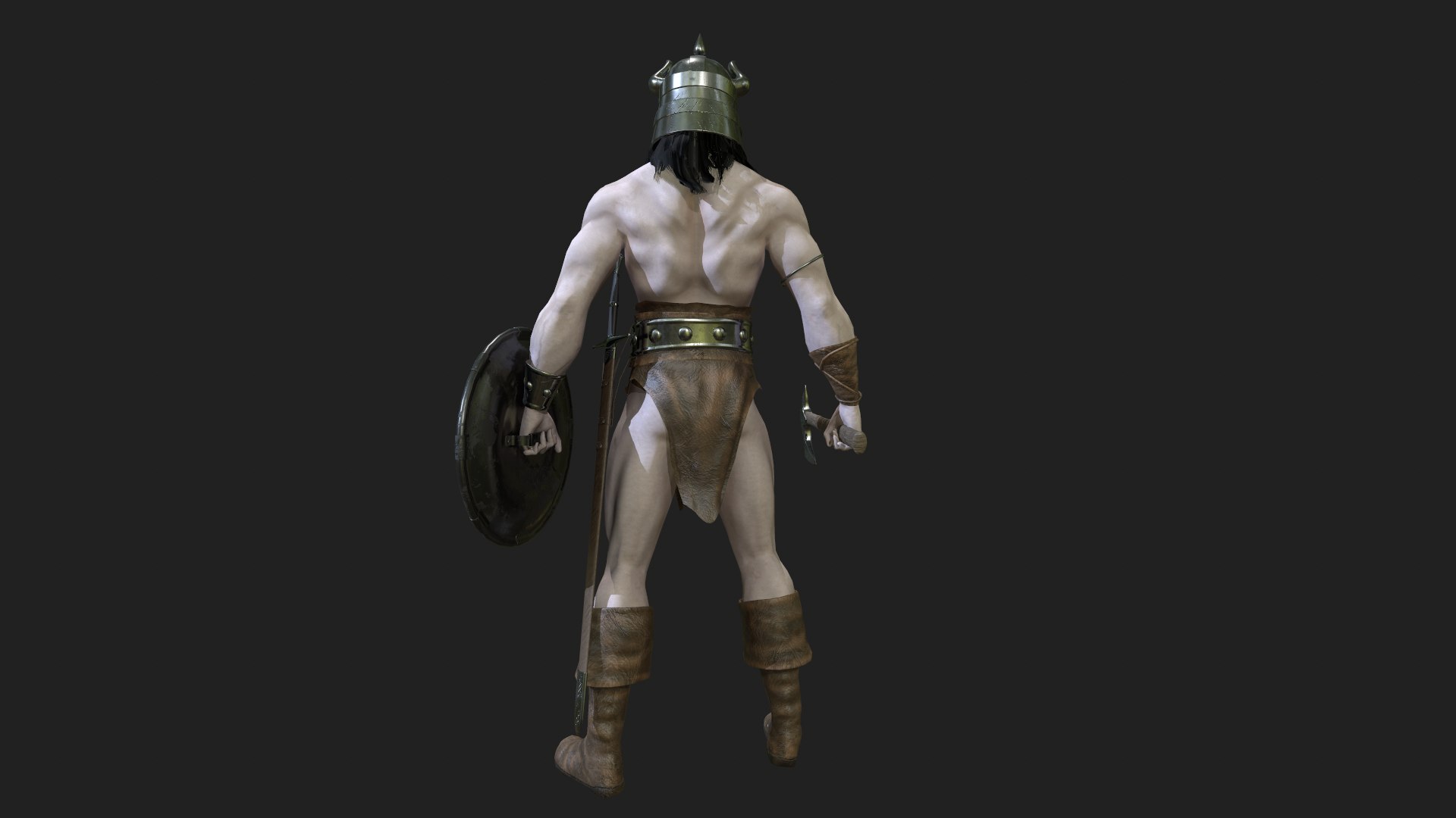 3D Barbarian - TurboSquid 1738217