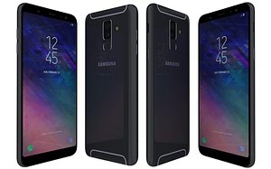3D samsung galaxy a6 black