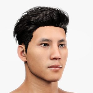 3D Male Hair - 014