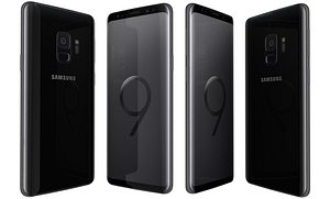 samsung galaxy s9 midnight 3D model