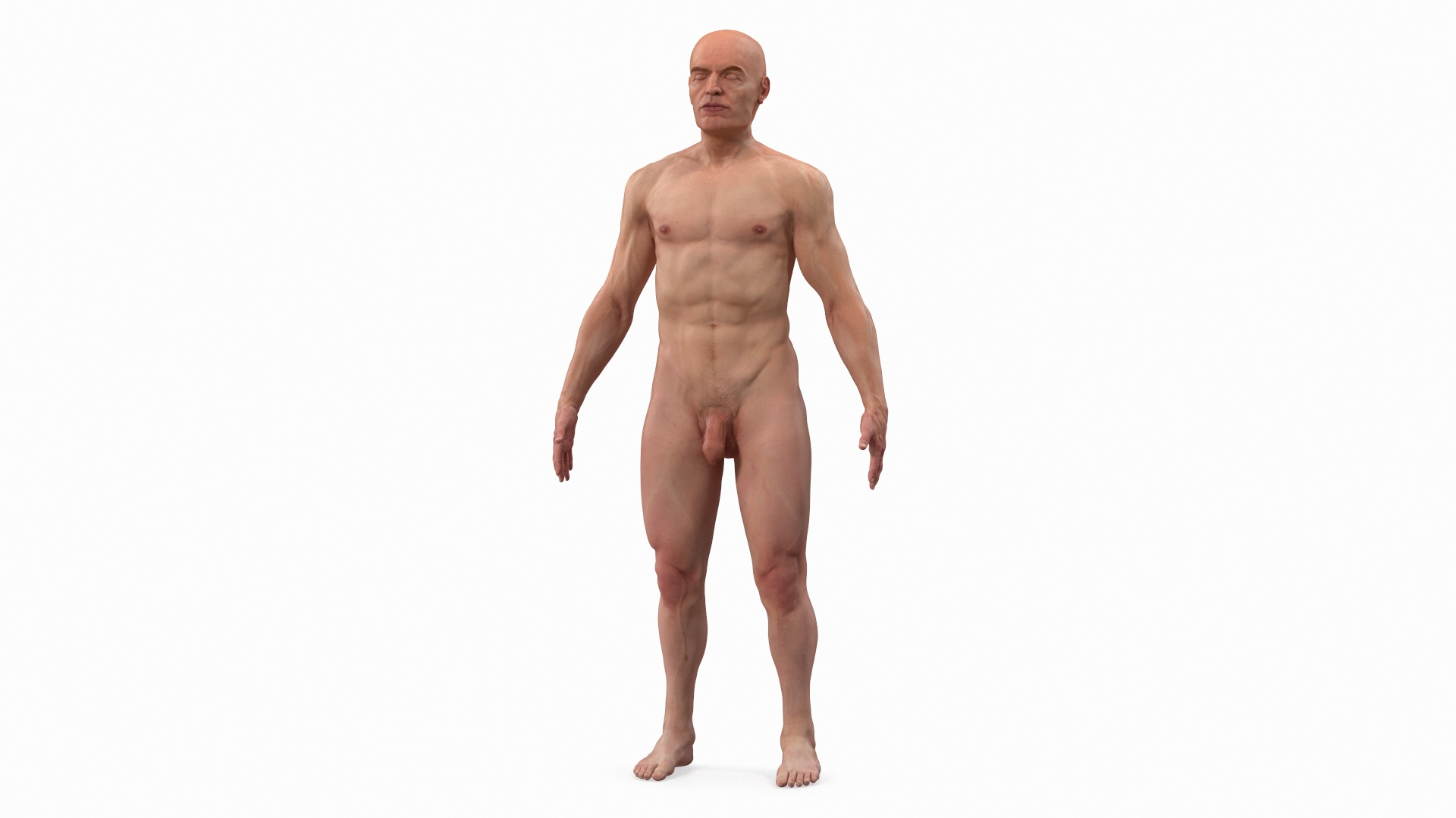 Male Body Nude Anatomy 3D Model - TurboSquid 1465412
