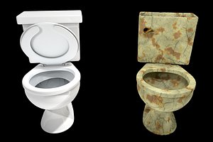 toilet new older 3D model