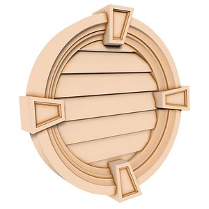 3d exterior louver model