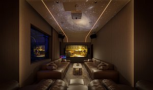 home cinema 3D model
