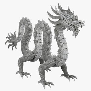 chinese dragon rig clr 3D model