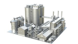 Industrial Refinery 100 Objects Kitbash Pack