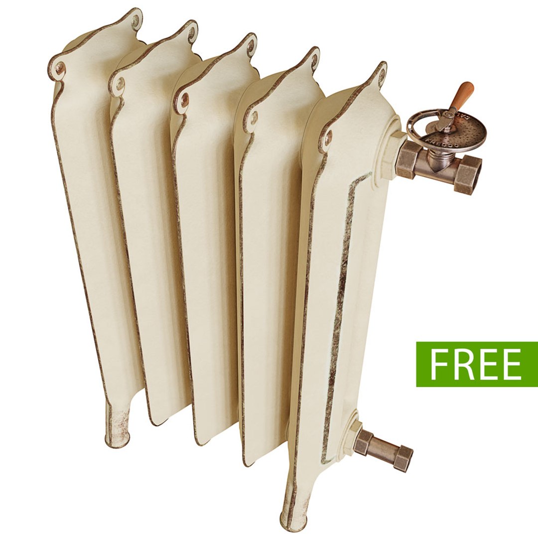 Free Retro Radiator 3D - TurboSquid 1521670