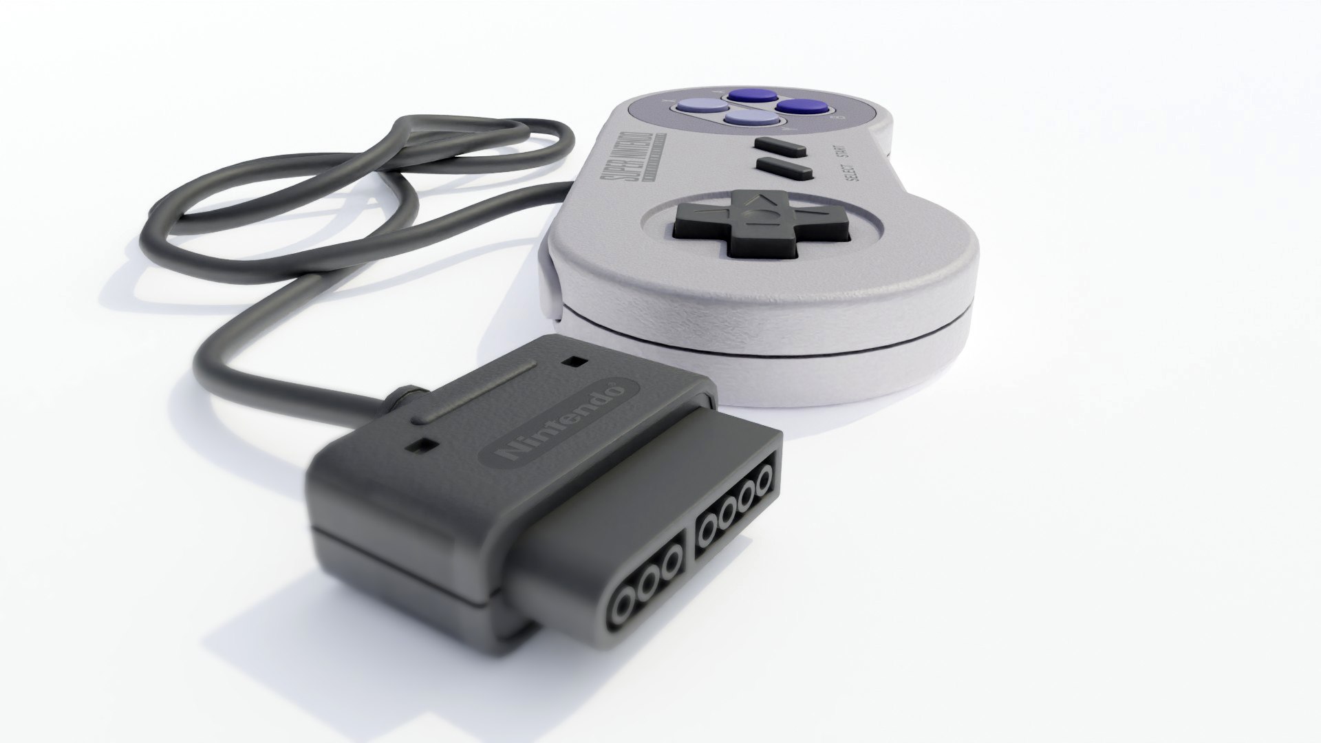 Super Nintendo Entertainment System SNES Controller 3D model https://p.turbosquid.com/ts-thumb/5M/GSZacE/2Z/snescontroller_41/jpg/1766161505/1920x1080/fit_q87/04cdd894e2ac55250c5e8192d46e57a1abb4820b/snescontroller_41.jpg