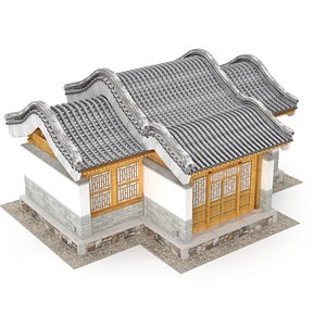3D ancient chinese architecture distribution