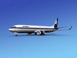 3d model 737-900er 737 airplane 737-900