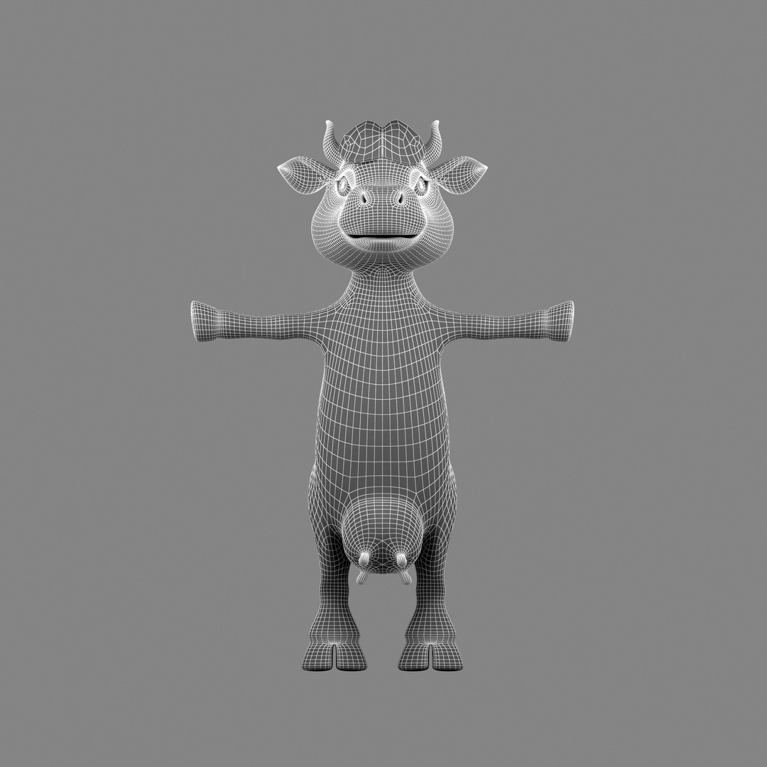 Mother Cow 3d Max