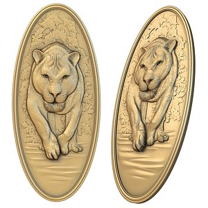 Panno Lion Bas Relief CNC Router