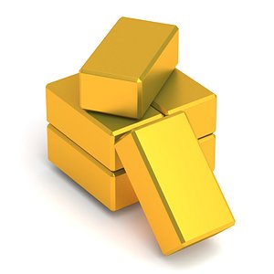 3D Yoga Blocks Orange model