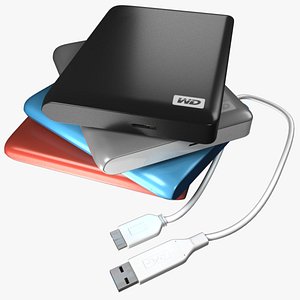 western digital passport essential 3d max