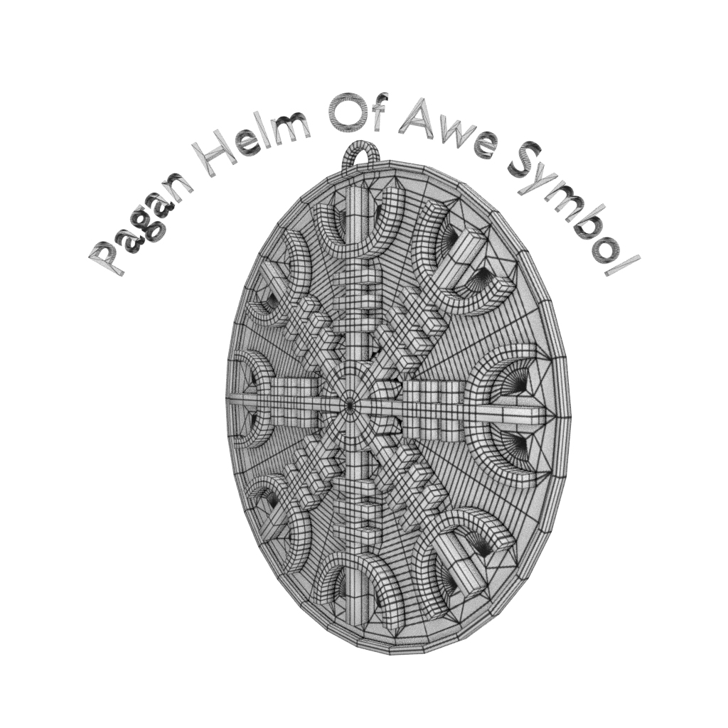 Symbol helm awe 3D - TurboSquid 1419249