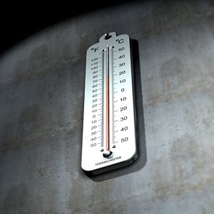 3ds max thermometer