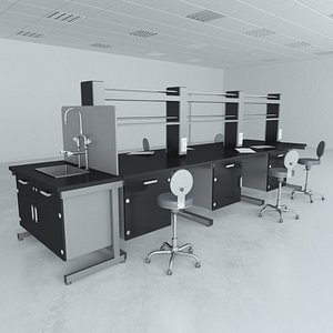 lab furniture typical set model