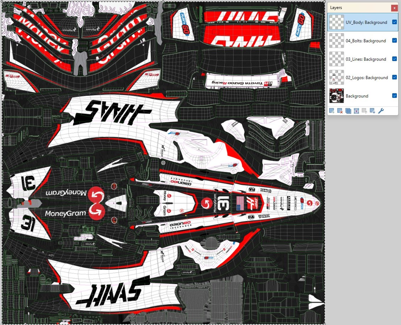Haas F1 VF-25 2025 Formula 1 Race Car Model - TurboSquid 2387008