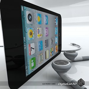 touch 4th 3d model
