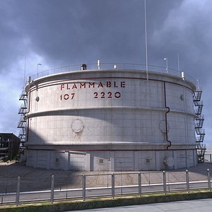 Oil Storage Tanks Dirt