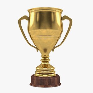 GOLDEN TROPHY CUP 3D
