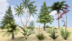 plants grass trees pack x