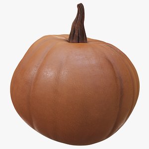 realistic pumpkin 3D model