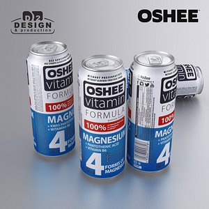 beverage oshee vitamin magnesium 3d model