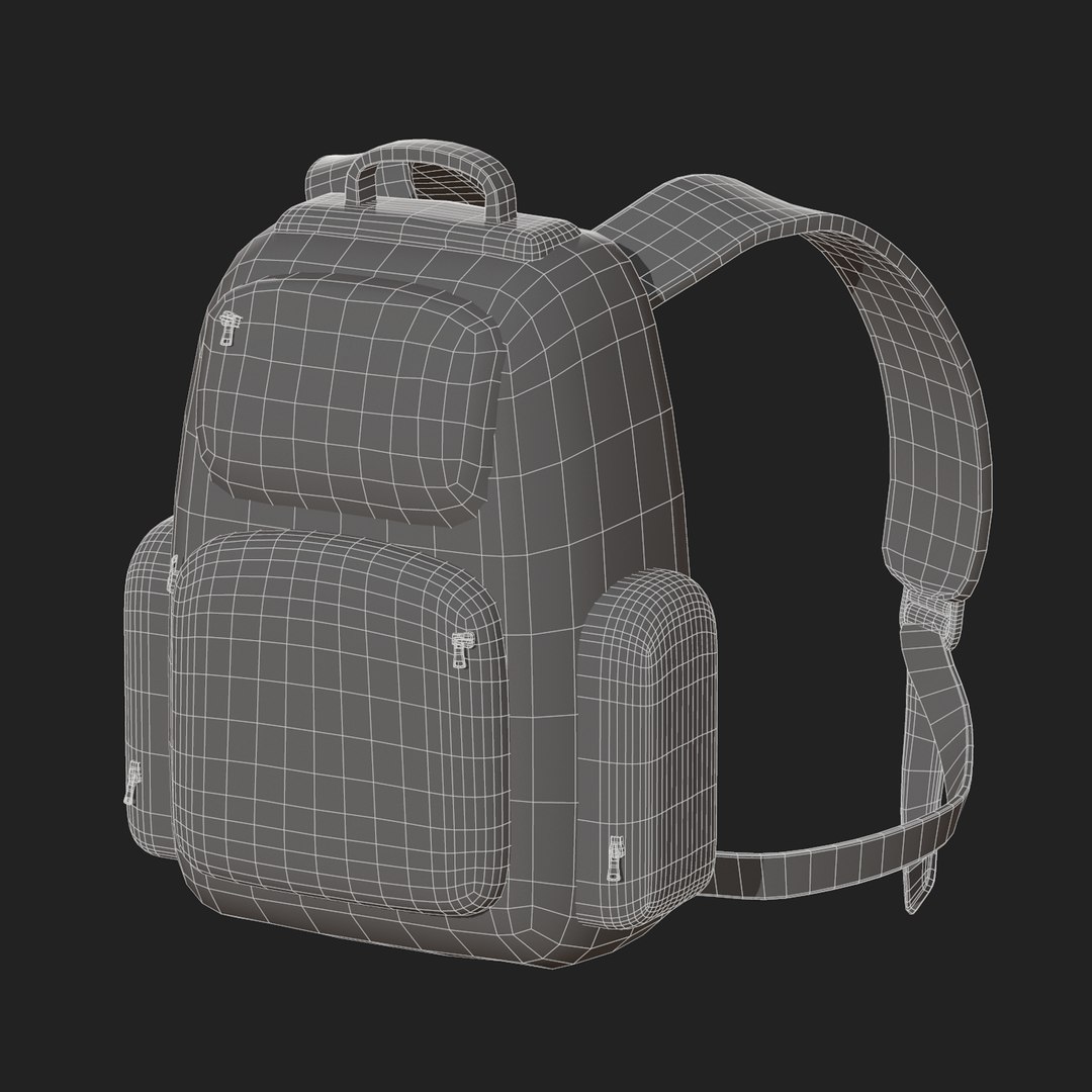 Backpack camping model - TurboSquid 1608336