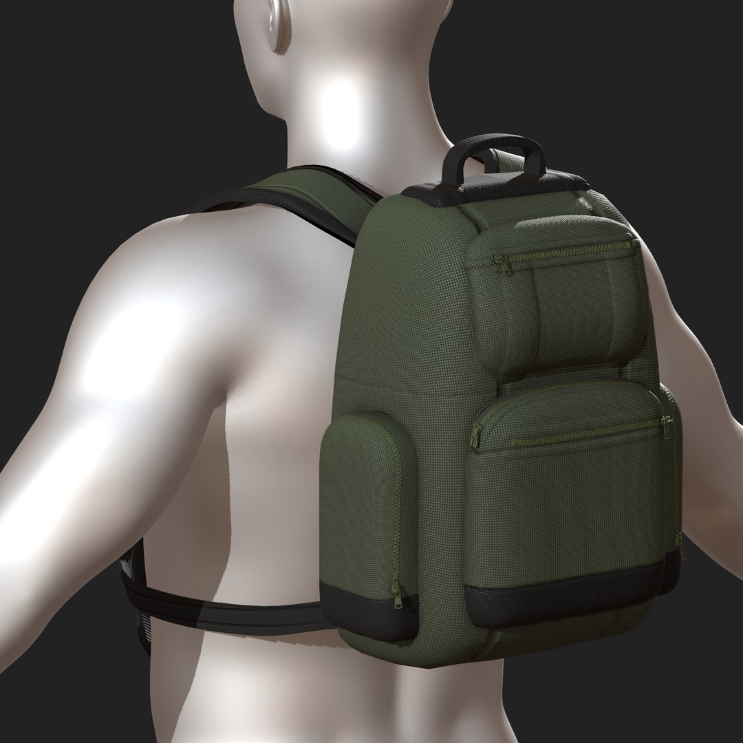 Backpack camping model - TurboSquid 1608336