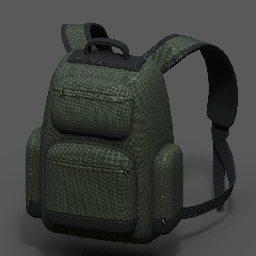 Backpack camping model - TurboSquid 1608336