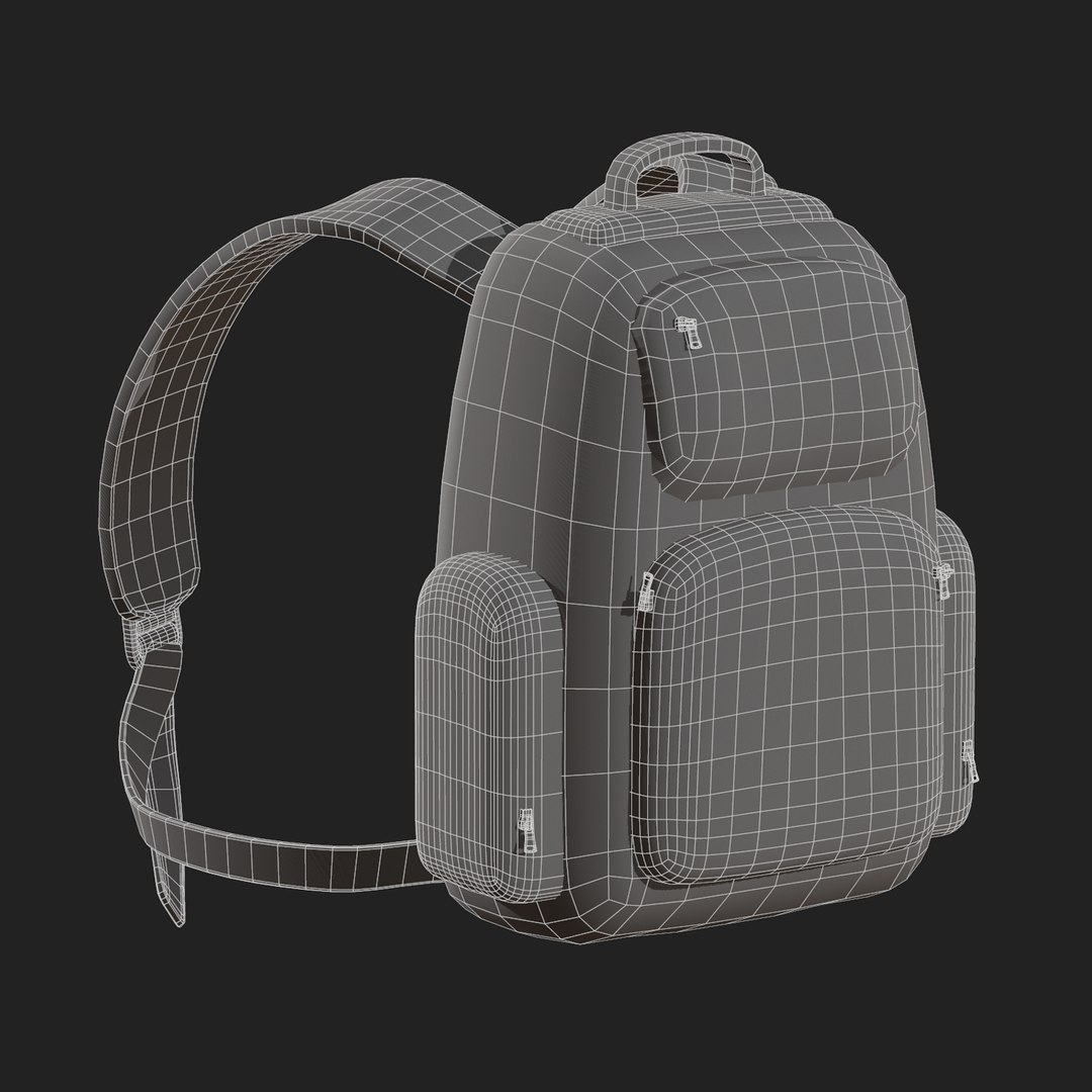 Backpack camping model - TurboSquid 1608336