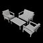 Elegante set di sedie