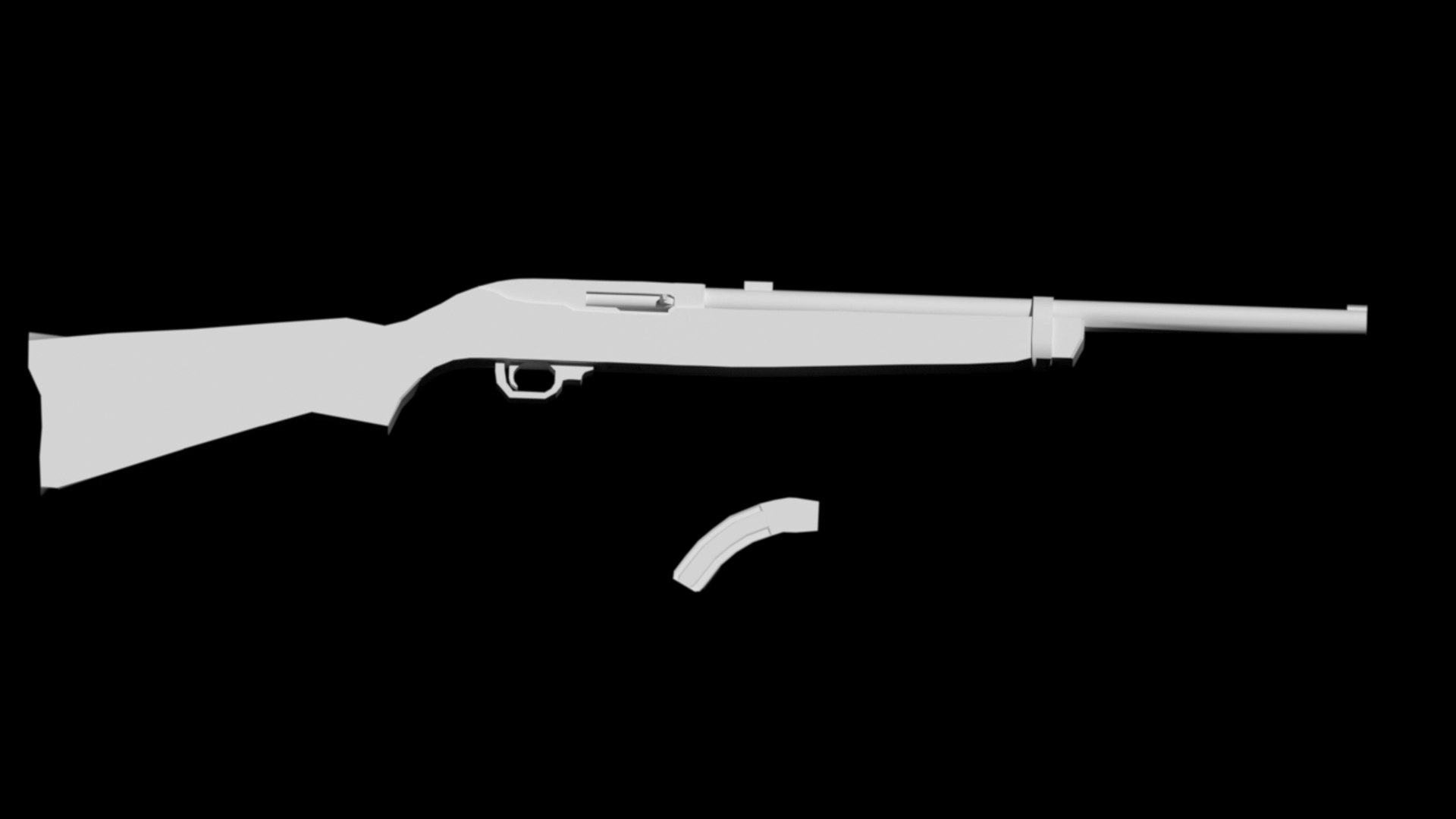 Free Ready Ruger 10 22 3d Model