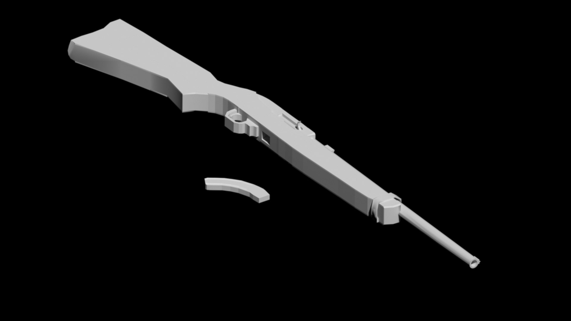 Free Ready Ruger 10 22 3d Model