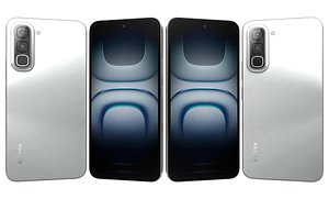 Infinix Hot 70 Silver Dancer 3D model