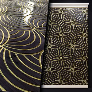 wooden panel 3D model