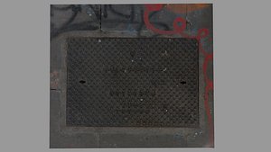 Photo Real Manhole Cover