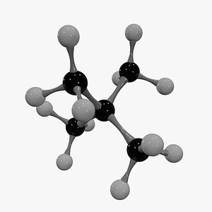 3D Neopentane Molecule