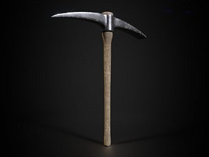 3D model Steel Pickaxe