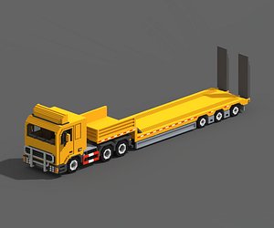 3D voxel truck loader trailer