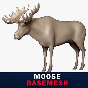 3D Moose Base Mesh 3D