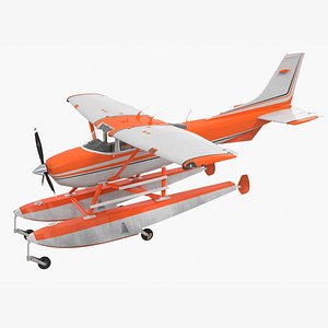Splash Seaplane Floats Orange